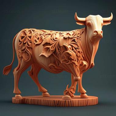 3D модель Велика рогата худоба (STL)
